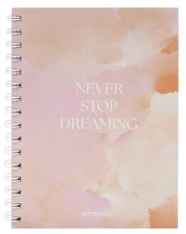 Blisz notitieboekje a5 spiraal, assorti