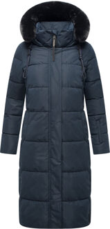 Blitzliebe gewatteerde winterjas voor dames - warm en elegant Blauw