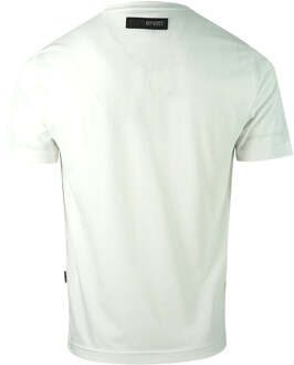 Block Logo Wit T-shirt - M