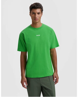 Block tee t-shirts m200117 Groen