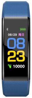 bloeddrukmeter Band Waterdichte Sport Stappenteller Hartslagmeter Bluetooth Monitor Armband Voor Android iOS 1