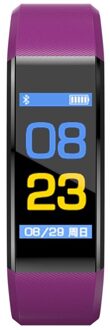 bloeddrukmeter Band Waterdichte Sport Stappenteller Hartslagmeter Bluetooth Monitor Armband Voor Android iOS 4