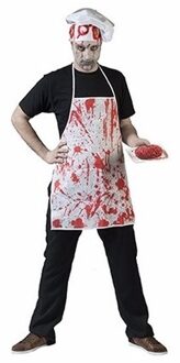 Bloederig schort - Verkleedkleding Halloween - voor volwassenen Multi
