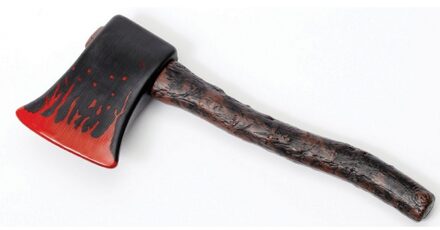Bloederige verkleed bijl 42 cm - Halloween/Horror/Carnaval - verkleedkleding wapens Multi