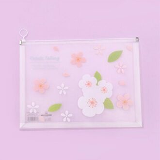 Bloem A4 Sterren Serie Opbergtas Transparante Frosted Bestand Zak Wetsvoorstel Data Opslag Waterdichte Bestand Zak Office Document Organizer