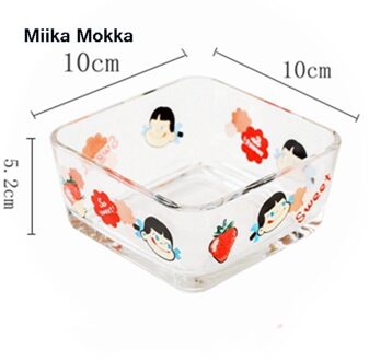 Bloem Aardbei Glas Kommen En Plaat Servies Huishoudelijke Dishs Snack Plaat Slakom Fruitschaal Melk Cup Servies Sets G aardbei bowl