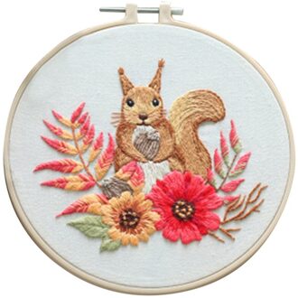 Bloem Borduurwerk Kit Diy Kruissteek Set Voor Beginners Opknoping Schilderen Decor Handgemaakte Craft Borduren Levert Bordado