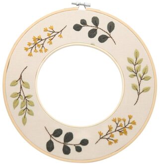 Bloem Gedrukt Patroon Borduurpakketten Voor Beginner Handwerken Kruissteek Handgemaakte Naaien Craft Muur Schilderij Home Decor 2