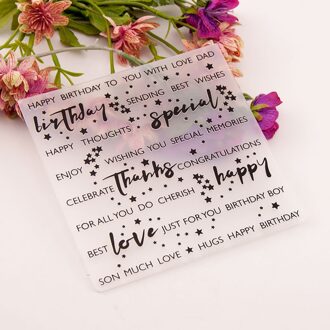 Bloem Gelukkige Liefde Print Diy Plastic Embossing Mappen Voor Diy Scrapbooking Craft/Kaarten Maken Decoratie Benodigdheden