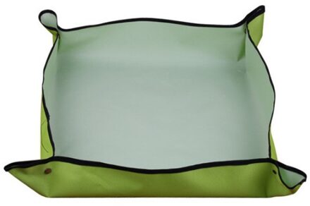 Bloem Mix Bodem Land Mat Lock Kussen Wastafel Plant Veranderen Opvouwbare Waterdichte Anti-Vuile Dikker Tuinieren Pad Transplanteren # np30 groen