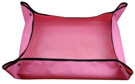 Bloem Mix Bodem Land Mat Lock Kussen Wastafel Plant Veranderen Opvouwbare Waterdichte Anti-Vuile Dikker Tuinieren Pad Transplanteren # np30 Roze