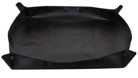 Bloem Mix Bodem Land Mat Lock Kussen Wastafel Plant Veranderen Opvouwbare Waterdichte Anti-Vuile Dikker Tuinieren Pad Transplanteren # np30 zwart