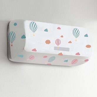 Bloem Patroon Airconditioning Cover Home Decor Airconditioner Waterdicht Reiniging Cover Wassen Anti-Dust Cleaning Cover 1Pc 2