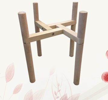 Bloem Stand Creatieve Eenvoudige Houten Moderne Houten Balkon Indoor Woonkamer Groene Bonsai Frame Bloempot Rack (Hout Kleur