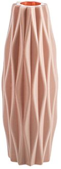 Bloem Vaas Decoratie Thuis Plastic Vaas Witte Imitatie Keramische Bloempot Bloemenmand Nordic Decoratie Vaas Woondecoratie JJ2024529-PK1