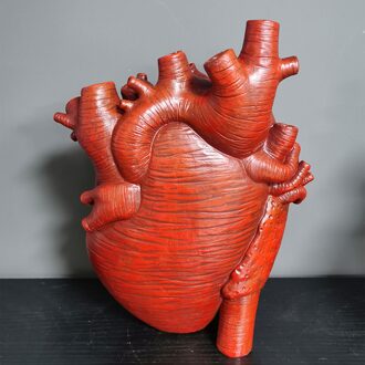 Bloem Vaas Nordic Stijl Anatomisch Hart Vorm Bloempot Kunst Vazen Sculptuur Desktop Plant Pot Voor Home Decor Ornament