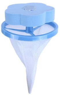 Bloem Wasgoed Schoon Bal Herbruikbare Wasserij Filtratie Haar Wasmachine Verwijdering waspoeder Cleaning Tools blauw-bloem