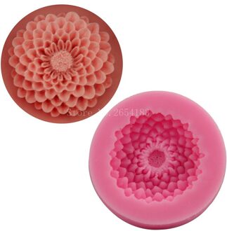 Bloem Zee anemoon vorm Siliconen Fondant Zeep 3D Cakevorm Cupcake Jelly Snoep Chocolade Decoratie Bakken Tool Mallen FQ2984