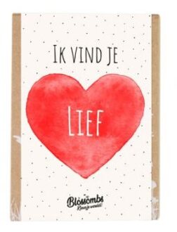 bloembommetjes giftbox - mini ik vind je lief