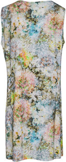 Bloemen A-lijn jurk Groen - L