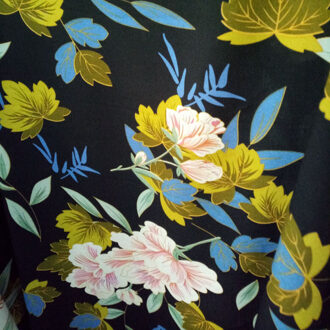 Bloemen Chiffon stof Elastische Zou Chiffon Jurk stoffen Sjaal Gedrukt Lente en Zomer Breed-legged Broek Blouse Stof 4