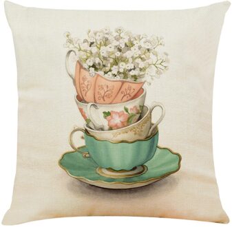 Bloemen Life Tree Katoen Linnen Sofa Taille Kussenhoes Kussensloop Home Decor Goedkoper Kussensloop Rome Decor