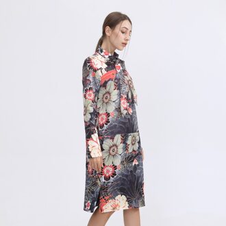 Bloemen macro -print shirtjurk Veelkleurig - XS