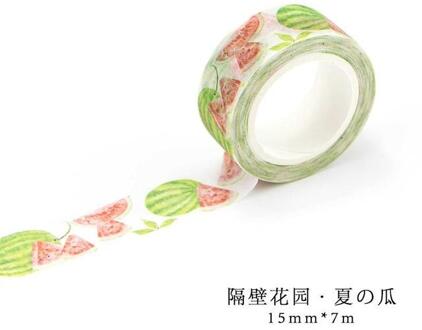 Bloemen Papier Washi Tape 15Mm * 7M Bloemen Masking Tapes Decoratieve Stickers Diy Briefpapier Schoolbenodigdheden Washi Tape stickers