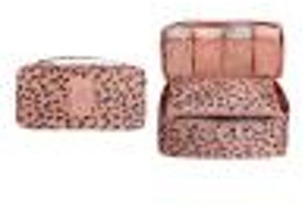 Bloemen Patroon Waterdichte Draagbare Patroon Reizen Ondergoed Beha Opbergdoos Tas Grote Capaciteit Travel Organizer Pouch F