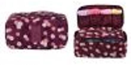 Bloemen Patroon Waterdichte Draagbare Patroon Reizen Ondergoed Beha Opbergdoos Tas Grote Capaciteit Travel Organizer Pouch