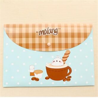 Bloemen Pvc Opbergtas Transparante Frosted Bestand Zak Wetsvoorstel Data Opslag Waterdichte Bestand Zak Office Document Organizer blauw-2