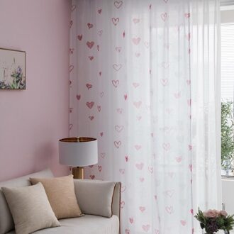 Bloemen Sheer Gordijnen Voor Woonkamer Slaapkamer Gordijnen Keuken Gedrukt Tule Voor Gordijnen Gordijnen Deur Stof
