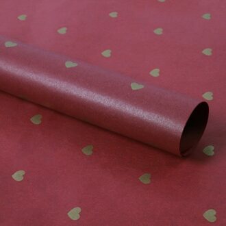 Bloemen Verpakking Materiaal Handgemaakte Cadeaupapier Dot Ster Patroon Liefde Diy Craft 01