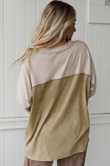 Bloemenapplicatie Top Bruin