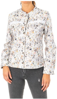 Bloemenprint Lange Mouw Jas La Martina , Multicolor , Dames - L,M,S,Xs