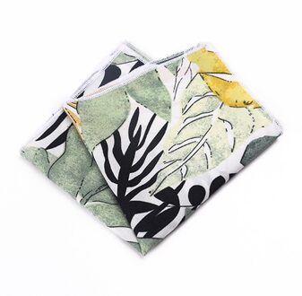 Bloemenprint Pocket Plein Voor Mannen Borst Handdoek Heren Zakdoeken Suits Zakdoek Vrouwen Pocket Handdoek 637-B