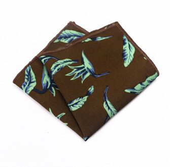Bloemenprint Pocket Plein Voor Mannen Borst Handdoek Heren Zakdoeken Suits Zakdoek Vrouwen Pocket Handdoek 639-A