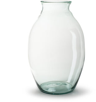 Bloemenvaas - Eco glas transparant - H45 x D19 cm