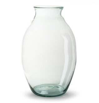 Bloemenvaas - Eco glas transparant - H55 x D36 cm