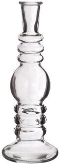 Bloemenvaas Florence - transparant glas - helder - D8,5 x H23 cm - Vazen