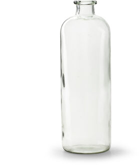 Bloemenvaas Jardin - helder transparant glas - D11 x H33 cm - flesvaas