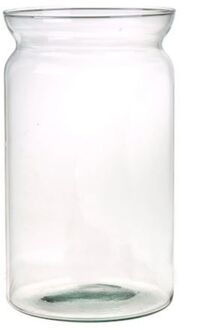 Bloemenvaas Magica - helder transparant glas - D12 x H21 cm - Vazen
