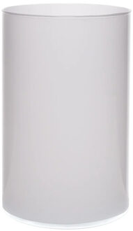 Bloemenvaas Neville - mat wit - glas - D14 x H21 cm