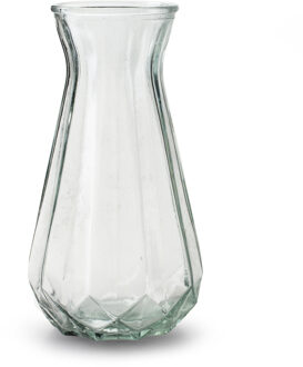 Bloemenvaas - Stijlvol model - transparant glas - 24 x 13,5 cm