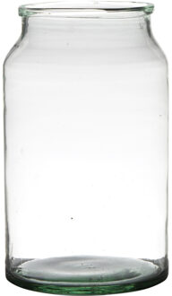 Bloemenvaas van gerecycled glas 30 x 18 cm
