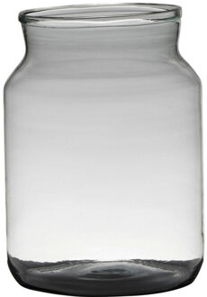 Bloemenvaas van gerecycled glas 30 x 21 cm - Vazen Transparant