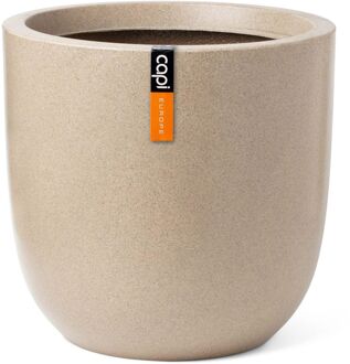 Bloempot bol Waste Smooth NL - 43x41 - Terrazzo beige