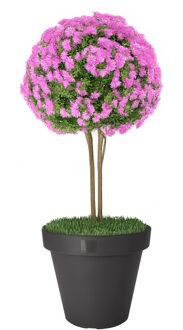 Bloempot Ecken & Kanten rond Kunststof, Ø 40cm Zwart