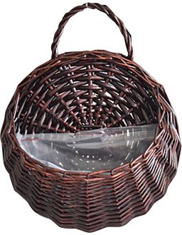 Bloempot Handgemaakte Geweven Opknoping Mand Opslag Mand Bloempot Opknoping Muur Mand Tuin Decoratie Outdoor koffie