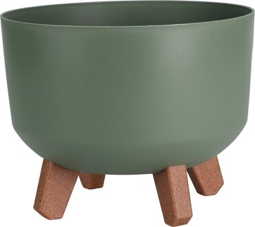 Bloempot Op Poten Groen